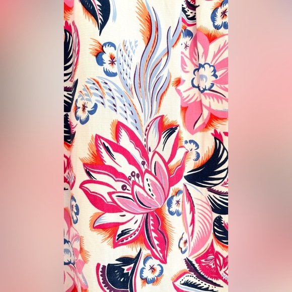 Tommy Bahama Women's Small Shift Dress Linen Blend Midi Preppy Resort Wear - Picture 7 of 12